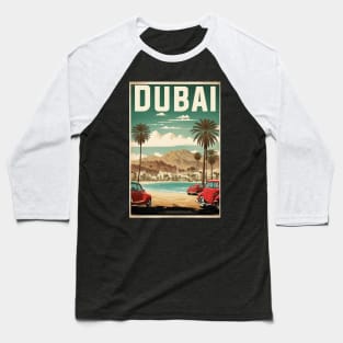 Dubai United Arab Emirates Vintage Travel Tourism Baseball T-Shirt